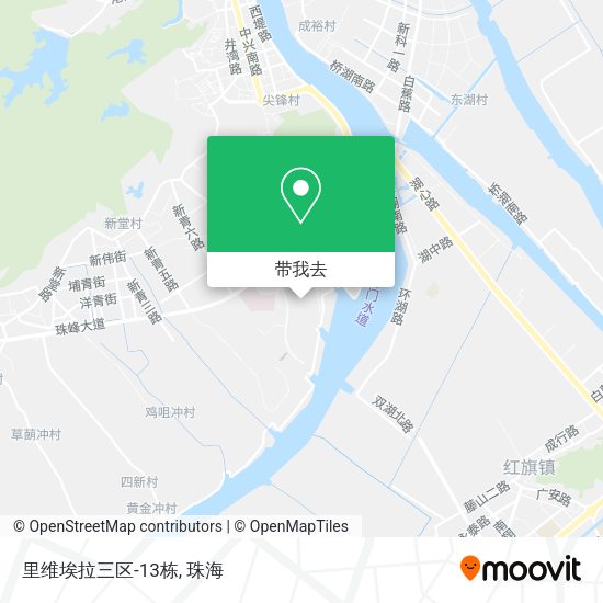 里维埃拉三区-13栋地图