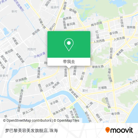 梦巴黎美容美发旗舰店地图