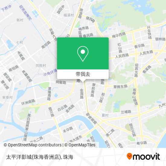 太平洋影城(珠海香洲店)地图