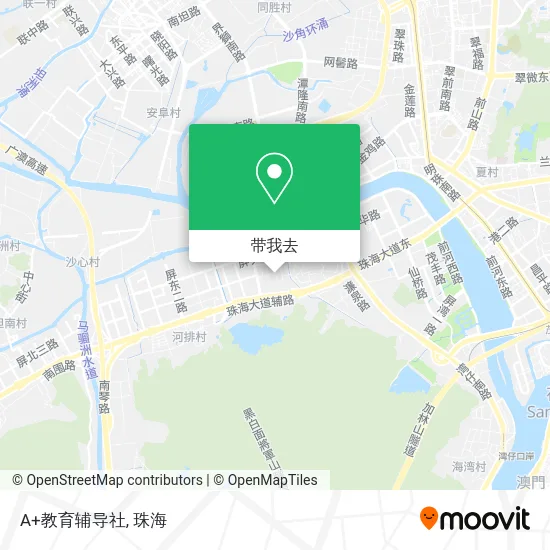 A+教育辅导社地图