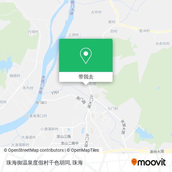 珠海御温泉度假村千色胡同地图
