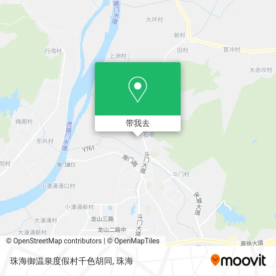 珠海御温泉度假村千色胡同地图
