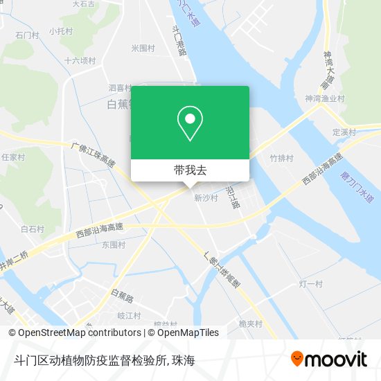 斗门区动植物防疫监督检验所地图