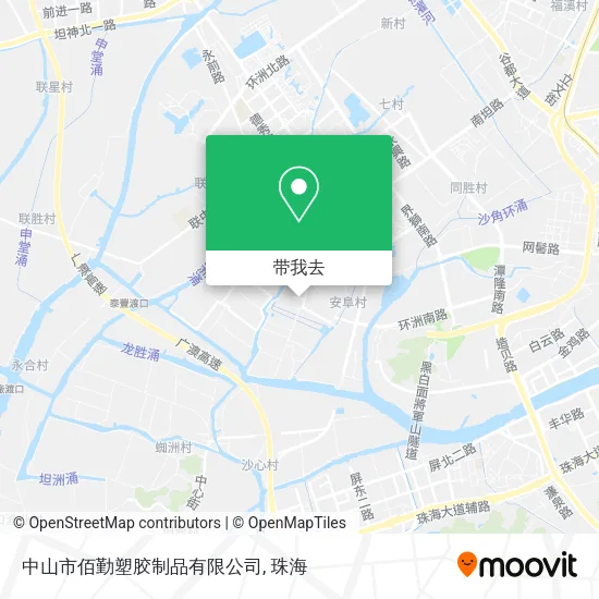 中山市佰勤塑胶制品有限公司地图