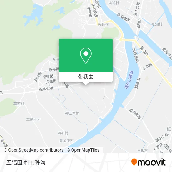 五福围冲口地图