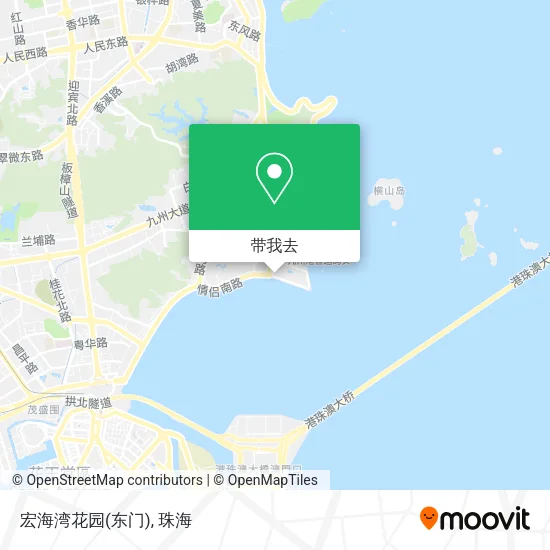 宏海湾花园(东门)地图