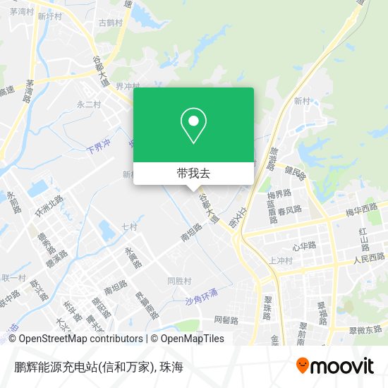 鹏辉能源充电站(信和万家)地图