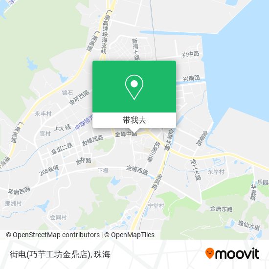 街电(巧芋工坊金鼎店)地图