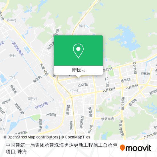 中国建筑一局集团承建珠海勇达更新工程施工总承包项目地图