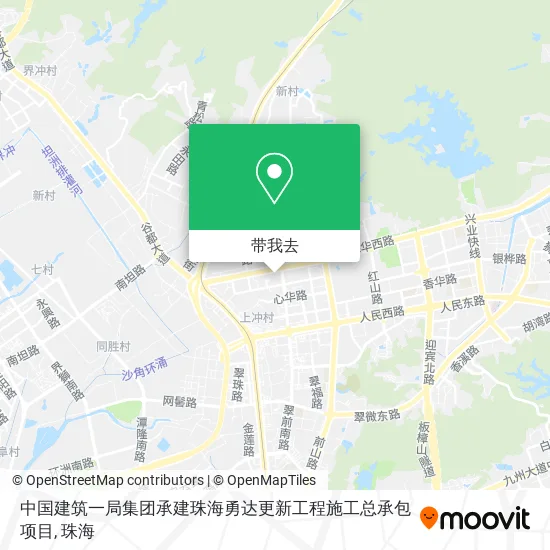 中国建筑一局集团承建珠海勇达更新工程施工总承包项目地图