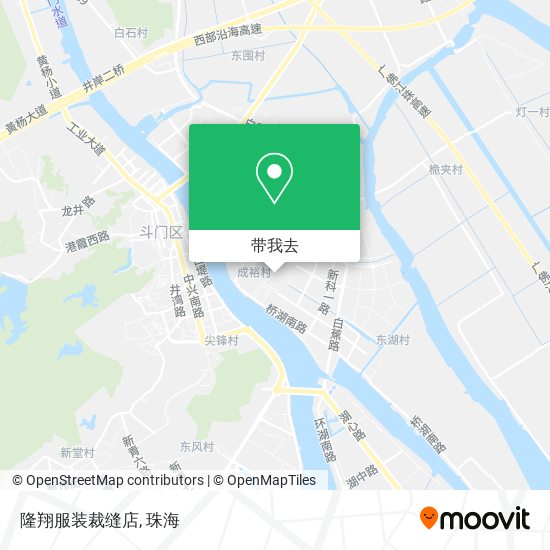 隆翔服装裁缝店地图