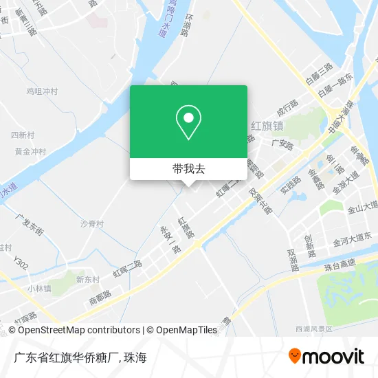 广东省红旗华侨糖厂地图