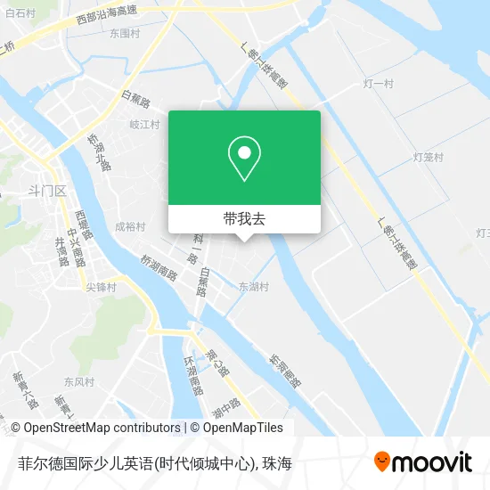 菲尔德国际少儿英语(时代倾城中心)地图