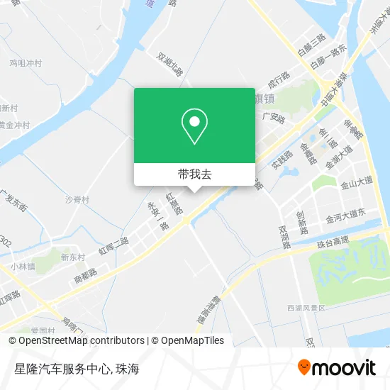 星隆汽车服务中心地图