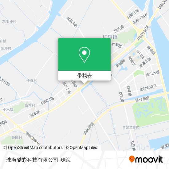 珠海酷彩科技有限公司地图