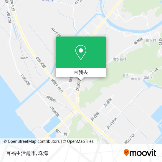 百福生活超市地图