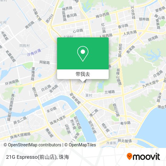 21G Espresso(前山店)地图