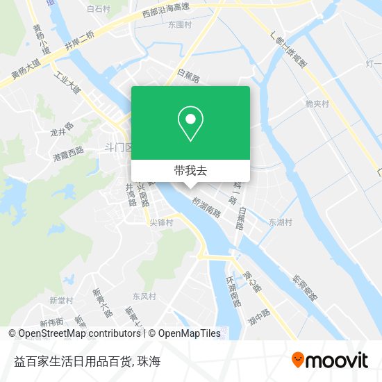 益百家生活日用品百货地图