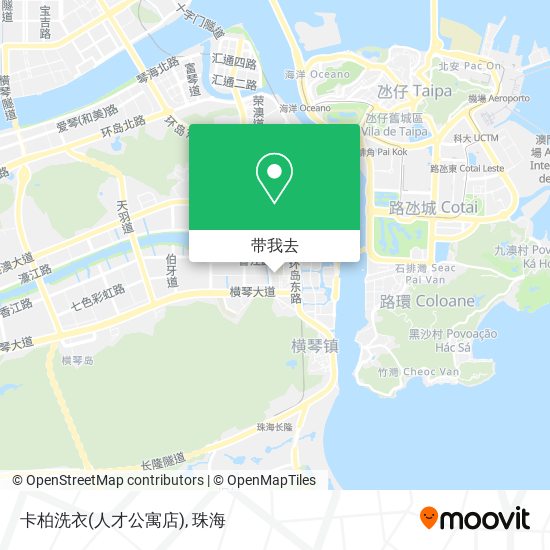 卡柏洗衣(人才公寓店)地图