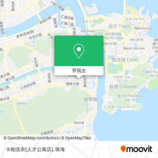 卡柏洗衣(人才公寓店)地图