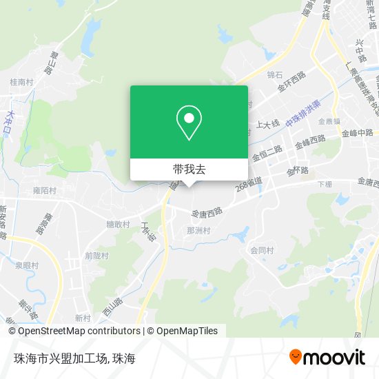 珠海市兴盟加工场地图