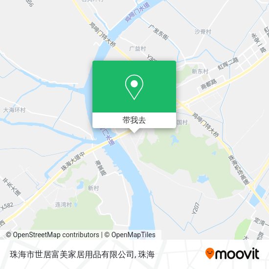 珠海市世居富美家居用品有限公司地图