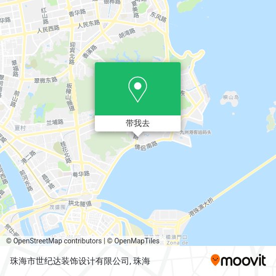 珠海市世纪达装饰设计有限公司地图