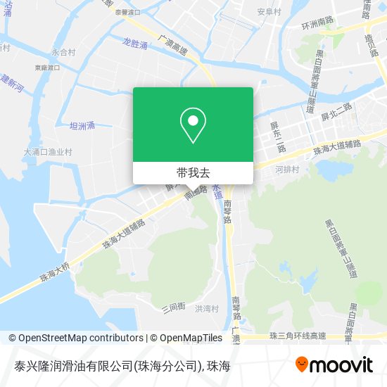 泰兴隆润滑油有限公司(珠海分公司)地图