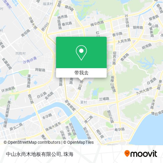 中山永尚木地板有限公司地图