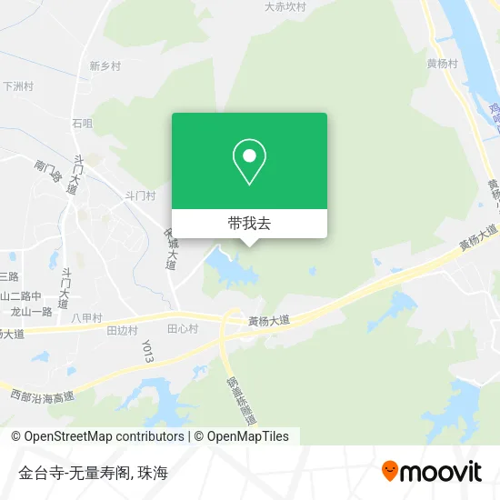 金台寺-无量寿阁地图