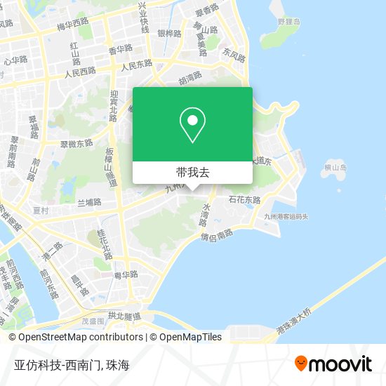 亚仿科技-西南门地图