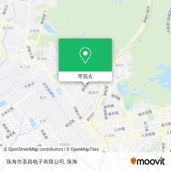 珠海市圣昌电子有限公司地图