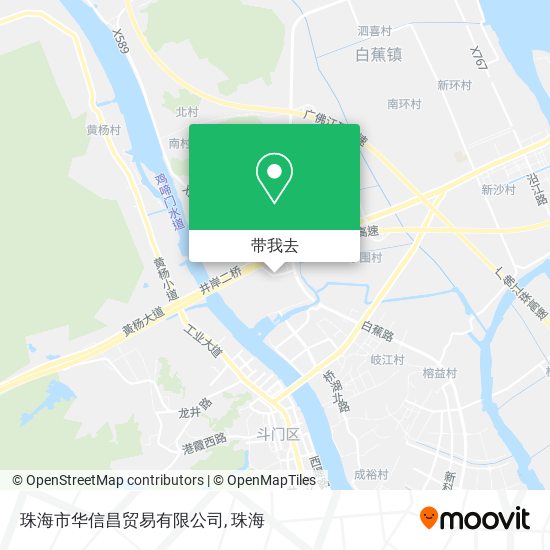 珠海市华信昌贸易有限公司地图