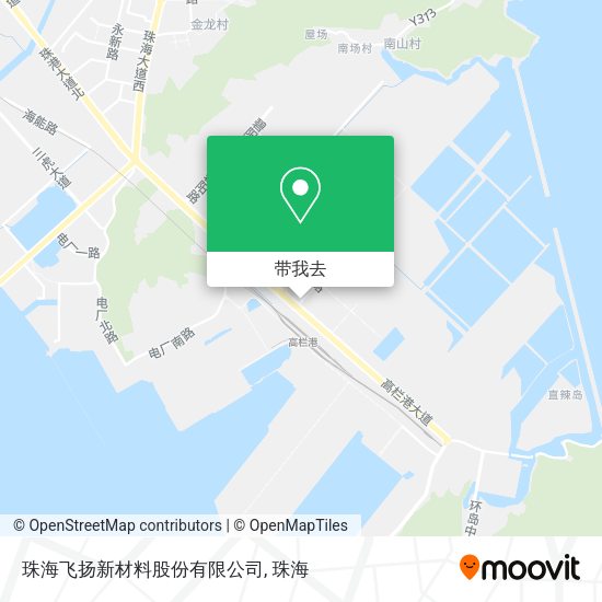 珠海飞扬新材料股份有限公司地图