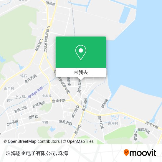 珠海恩企电子有限公司地图
