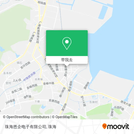 珠海恩企电子有限公司地图