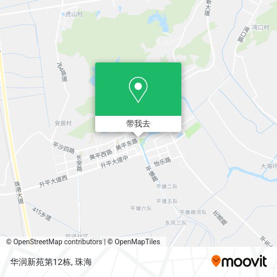 华润新苑第12栋地图