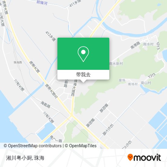 湘川粤小厨地图