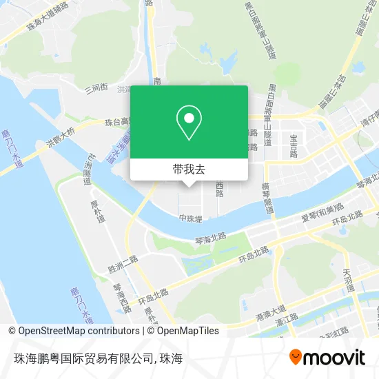 珠海鹏粤国际贸易有限公司地图
