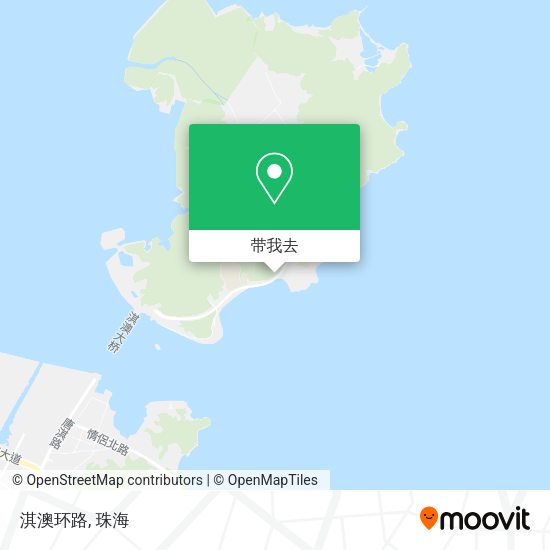 淇澳环路地图