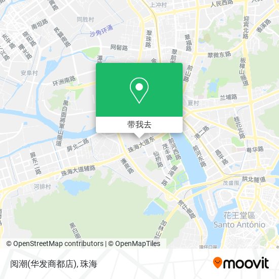 阅潮(华发商都店)地图