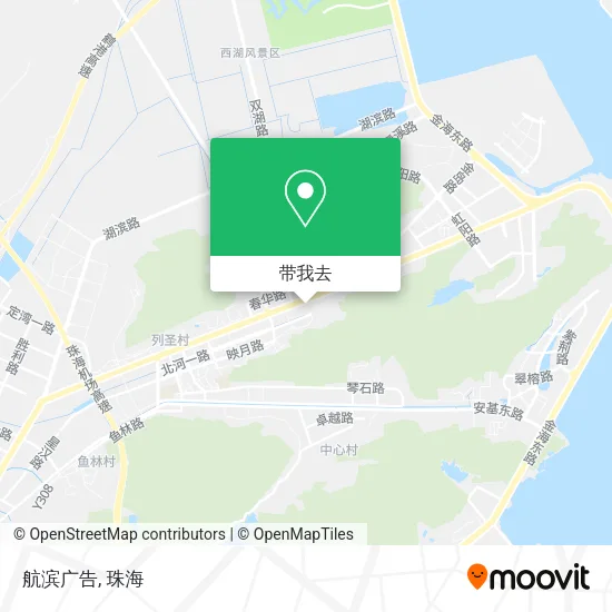 航滨广告地图