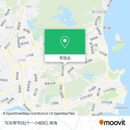 写乐帮书法(十一小校区)地图