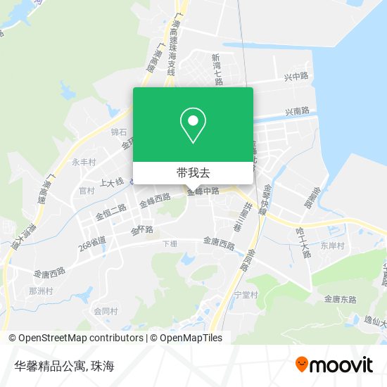 华馨精品公寓地图
