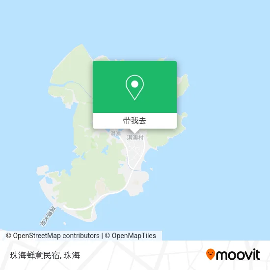 珠海蝉意民宿地图