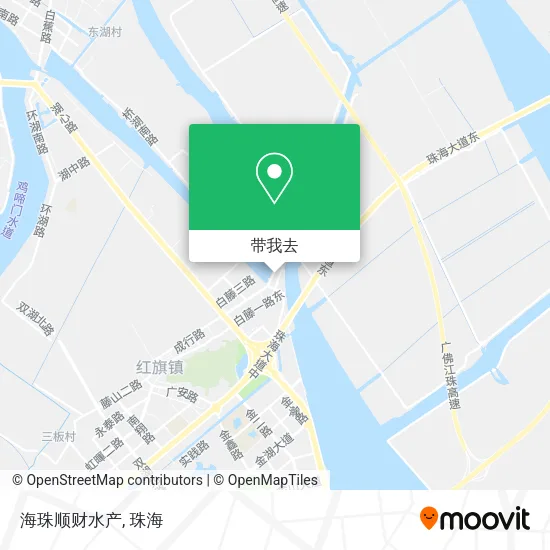 海珠顺财水产地图