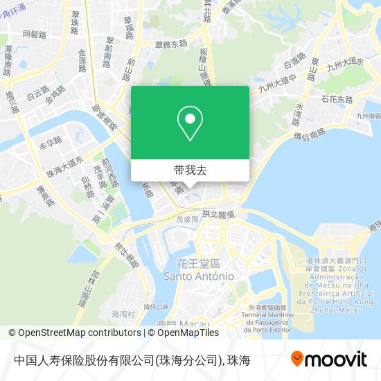 中国人寿保险股份有限公司(珠海分公司)地图