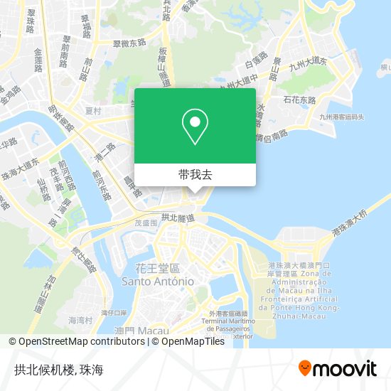 拱北候机楼地图