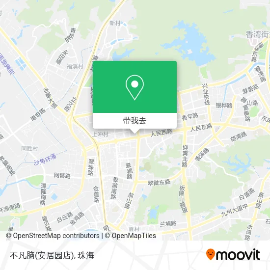 不凡脑(安居园店)地图