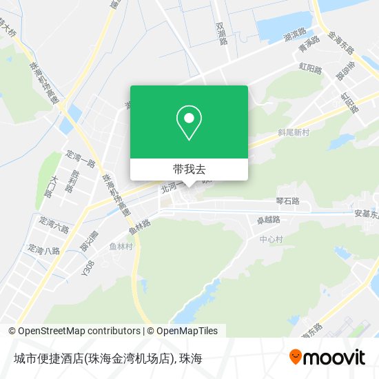 城市便捷酒店(珠海金湾机场店)地图